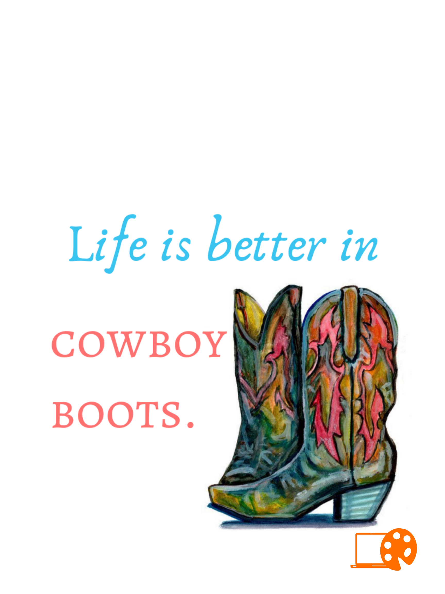 Cowboy Boots graphic